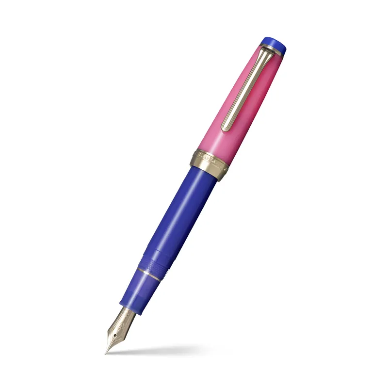 Sailor Professional Gear 'The Pillow Book' Fountain Pen (21K Medium) - Spring Sky With Rodhium Trims