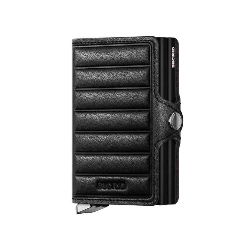 Secrid Twinwallet Embossed Lines Tei-Black