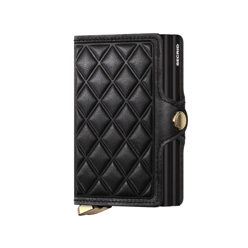 Secrid Twinwallet Embossed Diamond Ted-Black