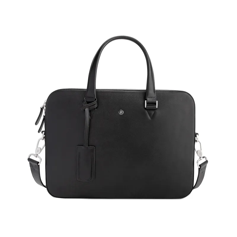 Lapis Bard Belgravia Rhodes 14-inch Slim Laptop Bag - Black