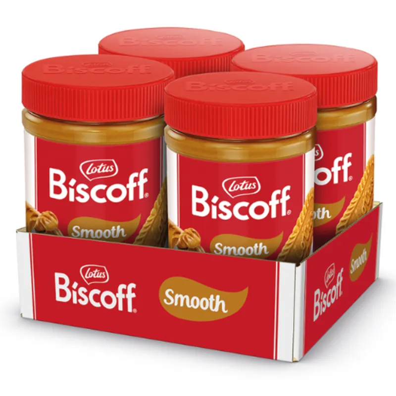 Lotus Biscoff Smooth Spread 4X1.6Kg