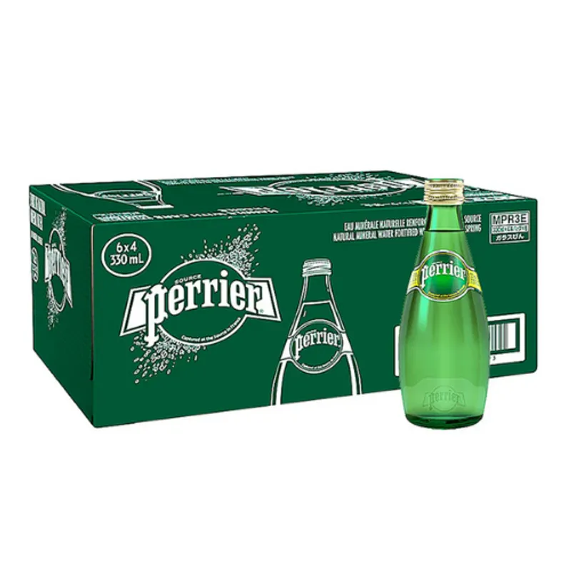 Perrier Sparkling Mineral Water Glass 4X6X330Ml