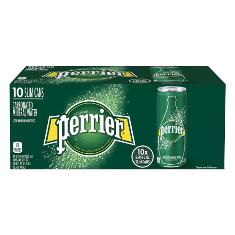 Perrier Sparkling Water Slim Can 3X10X250Ml
