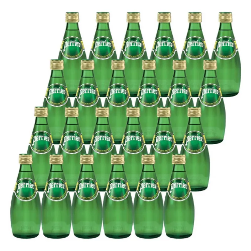 Perrier Sparkling Mineral Water Glass 4X6X200Ml (English)