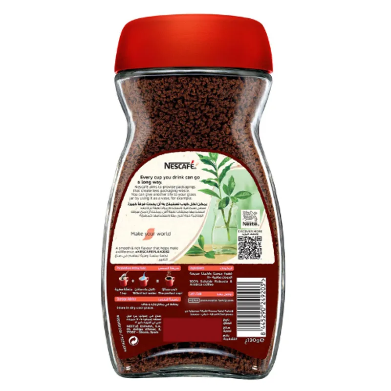 Nescafe Red Mug Instant Coffee 6X190Gm