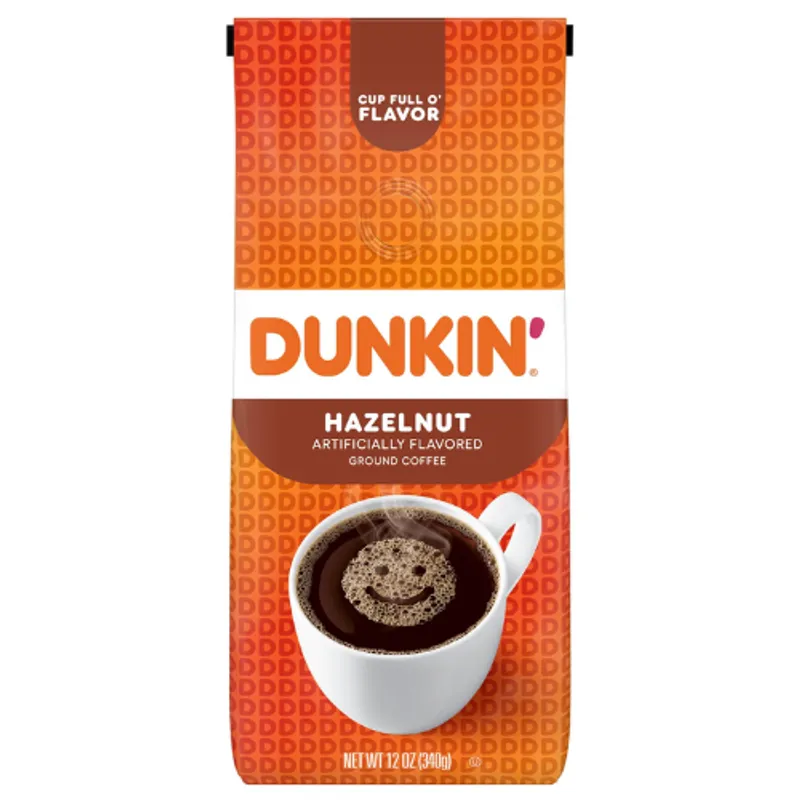 Dunkin' Donuts Hazelnut Ground Coffee 6X12Oz