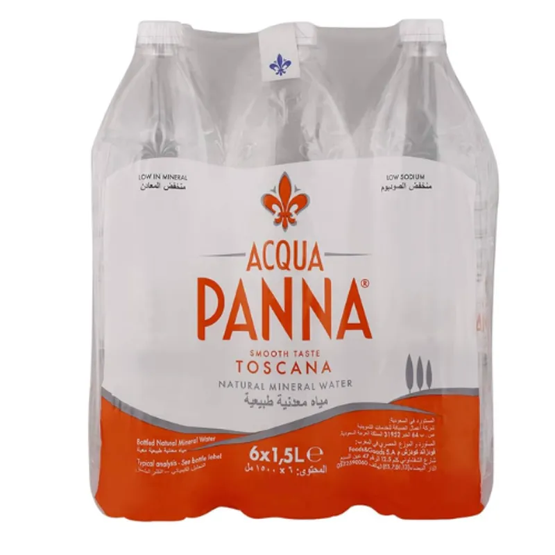 Acqua Panna Natural Mineral Water Pet Bottles 6X1.5Ltr