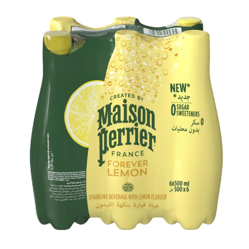 Perrier Water Lemon Pet 4X6X500Ml