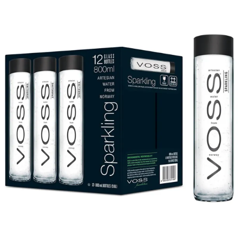 Voss Sparkling Water Glass 12X800Ml