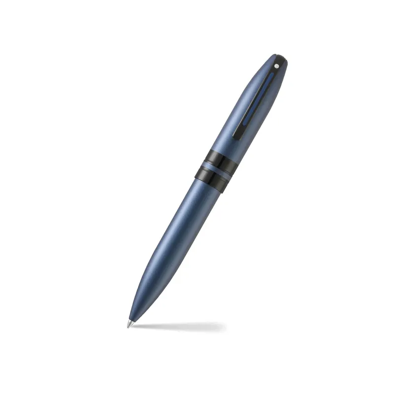 Sheaffer ICON 9110 Metalic Blue Ballpoint Pen With Gloss Black Trim