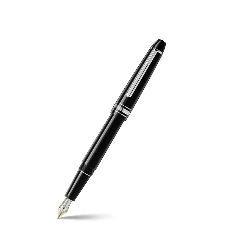 Montblanc 145 Meisterstuck Platinum Line Black Medium Fountain Pen