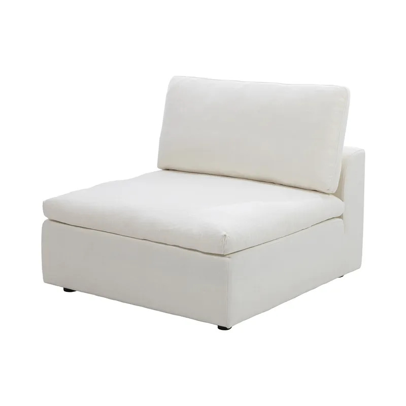 SUNLIGHT SP armless modular chair white - large