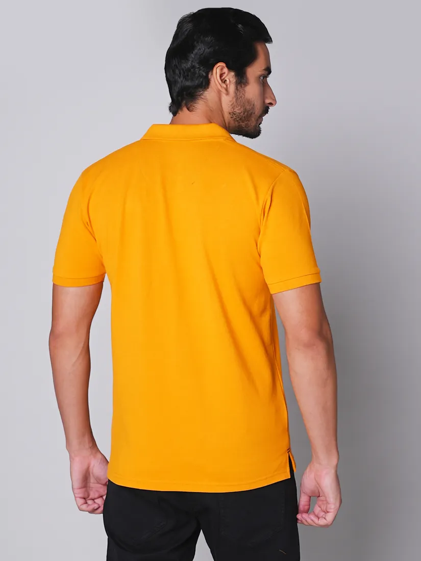 Tessio Men Slim Fit Solid T-Shirt