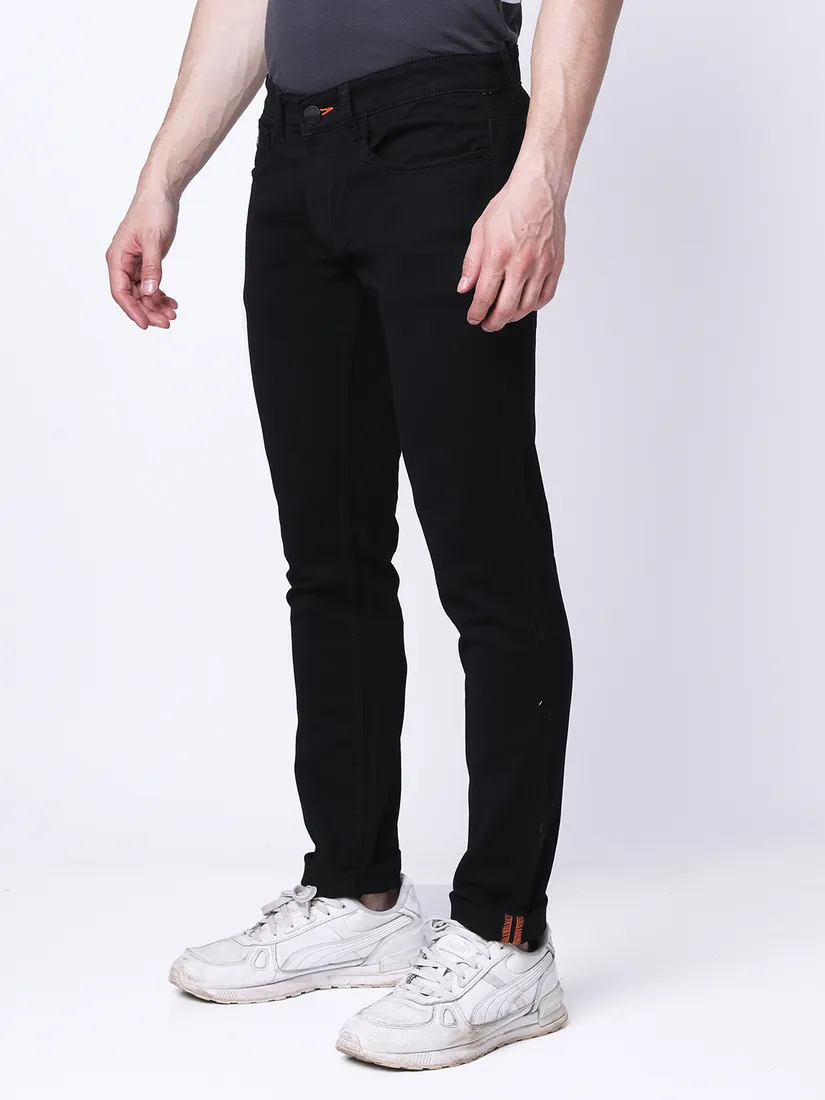 Mozzo Men Slim Fit Solid Jeans