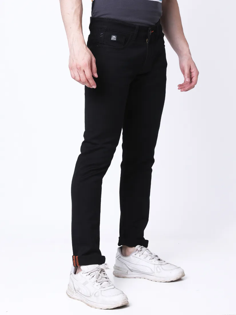 Mozzo Men Slim Fit Solid Jeans