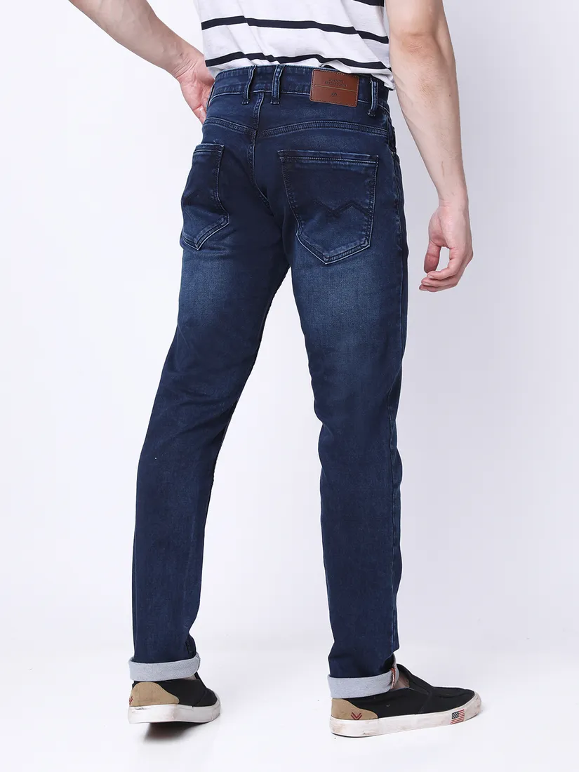 Mozzo Men Slim Fit Solid Jeans