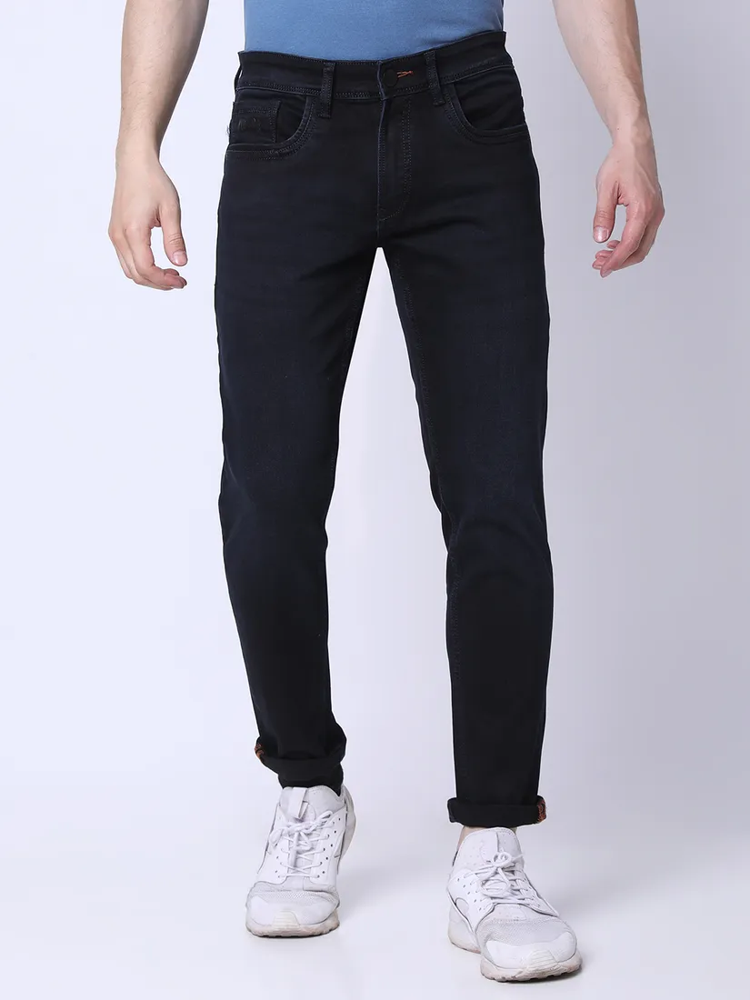 Mozzo Men Slim Fit Solid Jeans