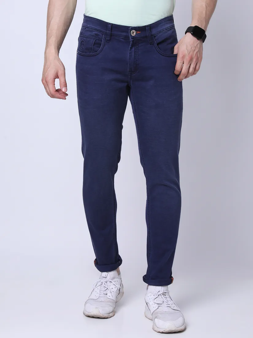 Mozzo Men Slim Fit Solid Jeans