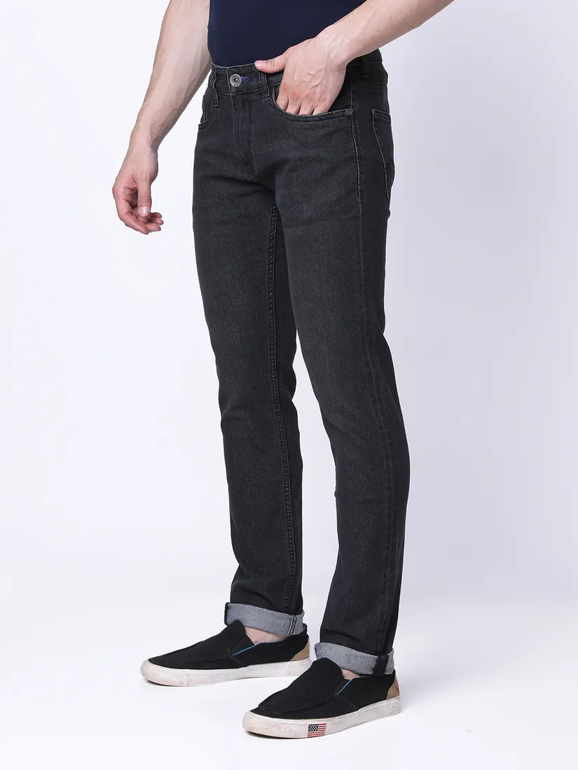 Mozzo Men Slim Fit Solid Jeans