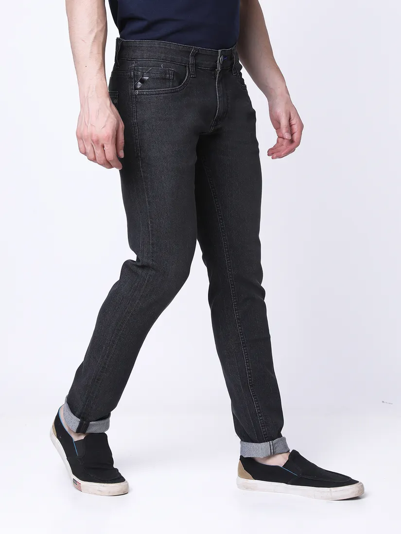 Mozzo Men Slim Fit Solid Jeans