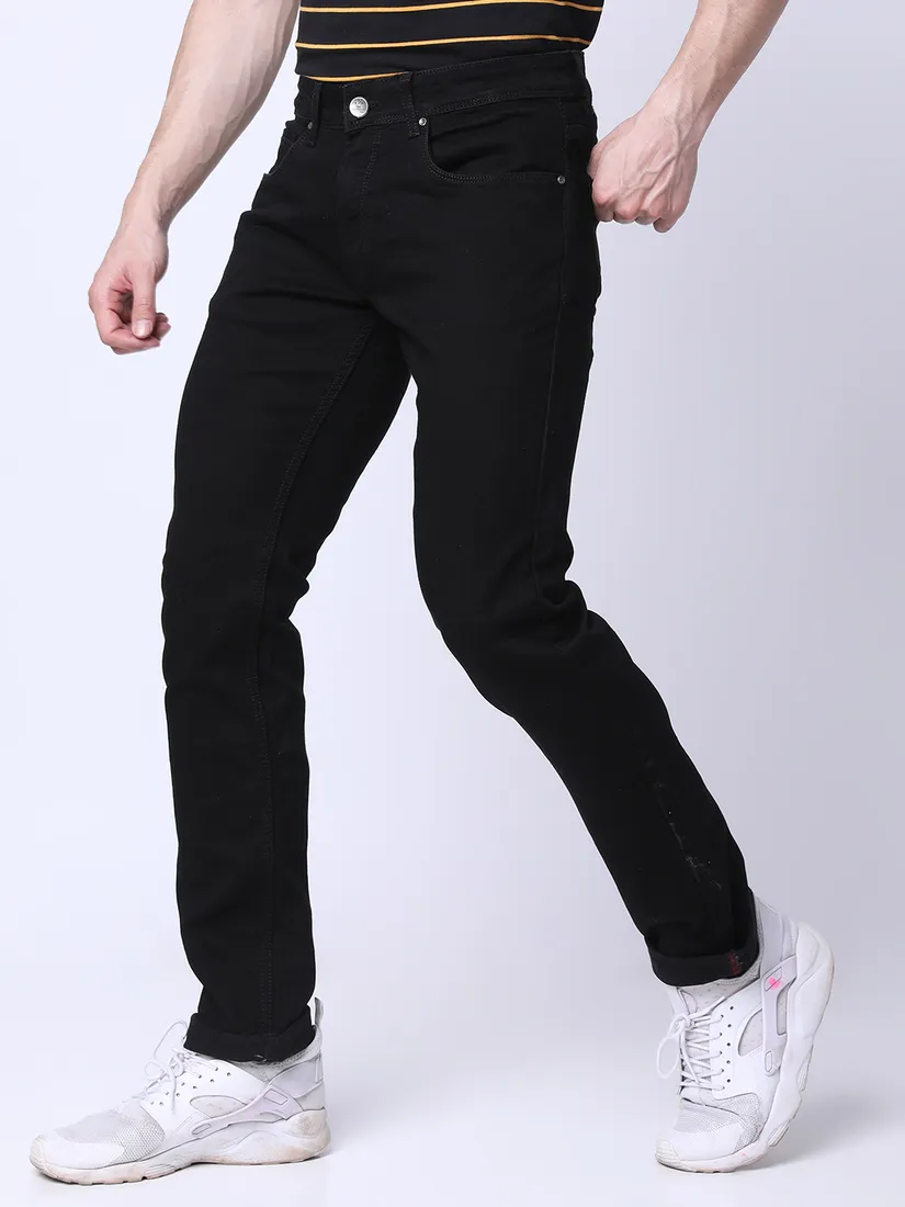 Oxemberg Men Slim Fit Solid Jeans