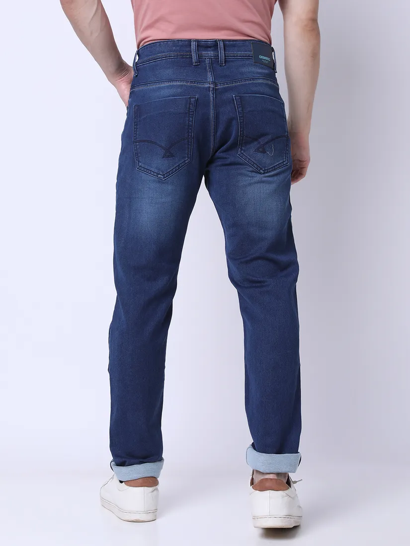 Oxemberg Men Slim Fit Solid Jeans