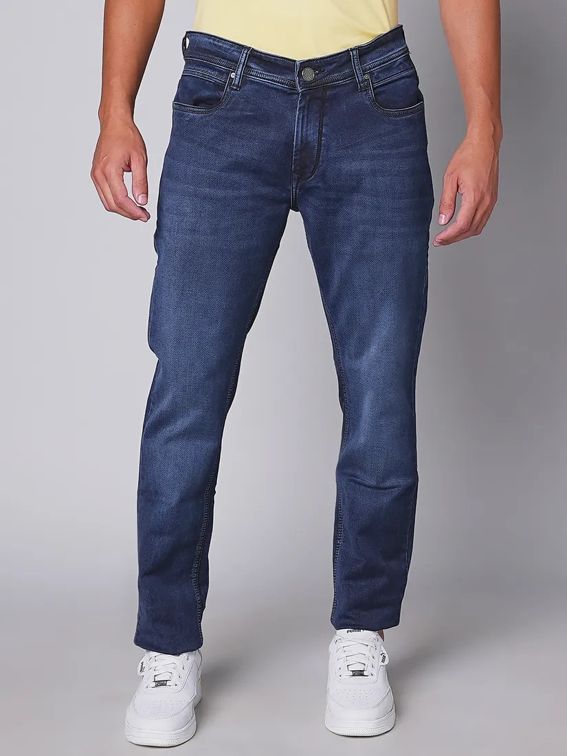 Oxemberg Men Slim Fit Solid Jeans