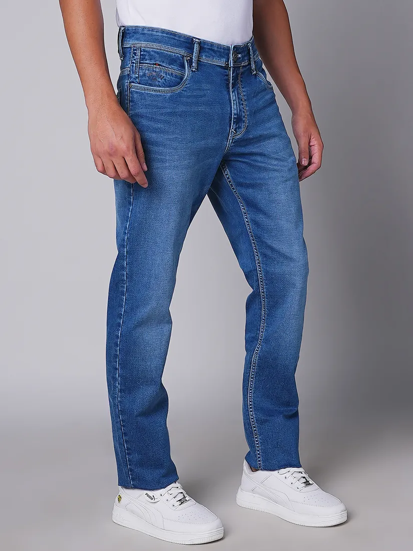 Oxemberg Men Slim Fit Solid Jeans