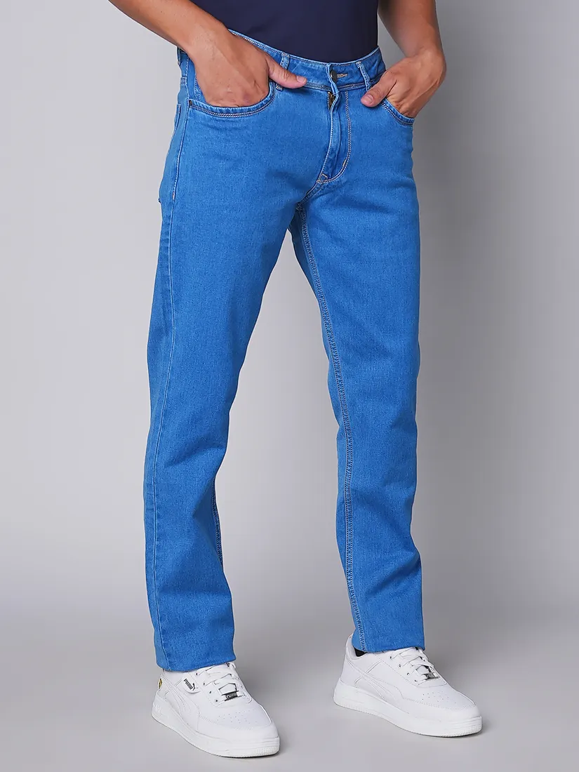 Oxemberg Men Slim Fit Solid Jeans