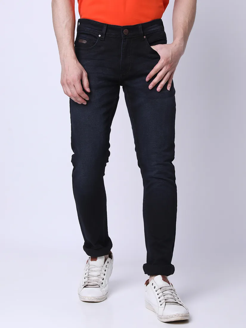 Oxemberg Men Slim Fit Solid Jeans