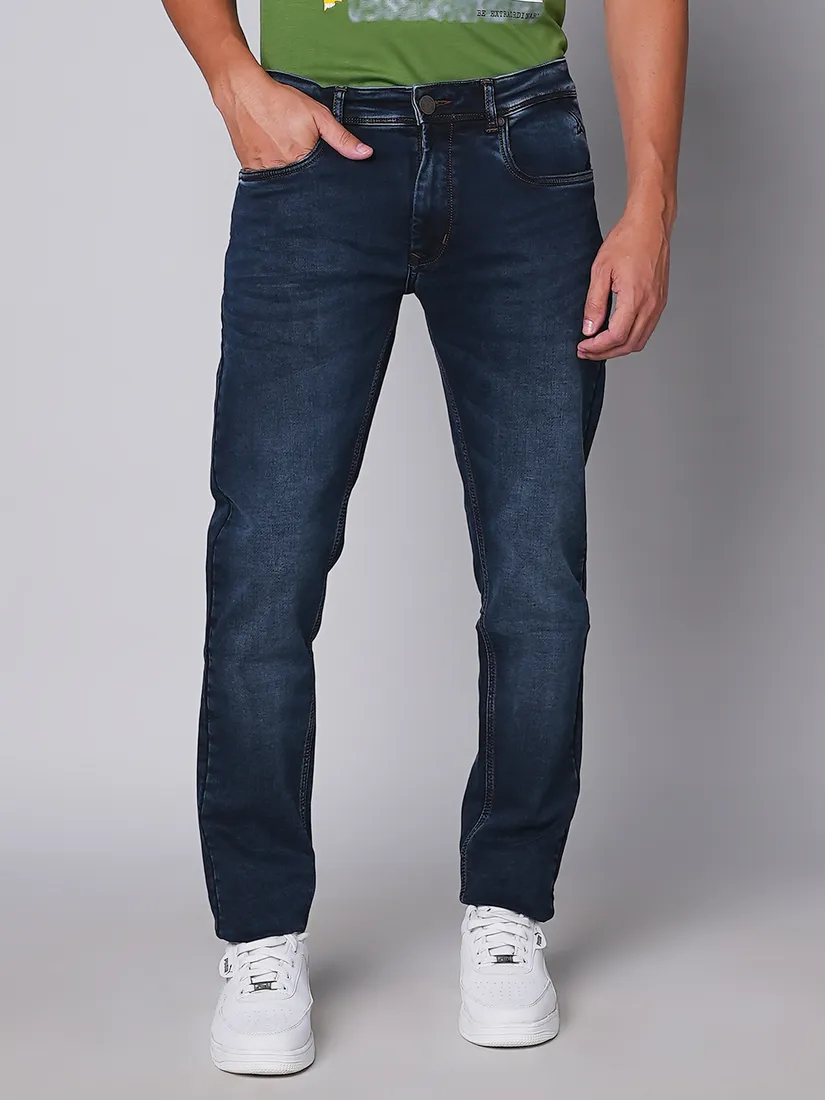 Oxemberg Men Slim Fit Solid Jeans