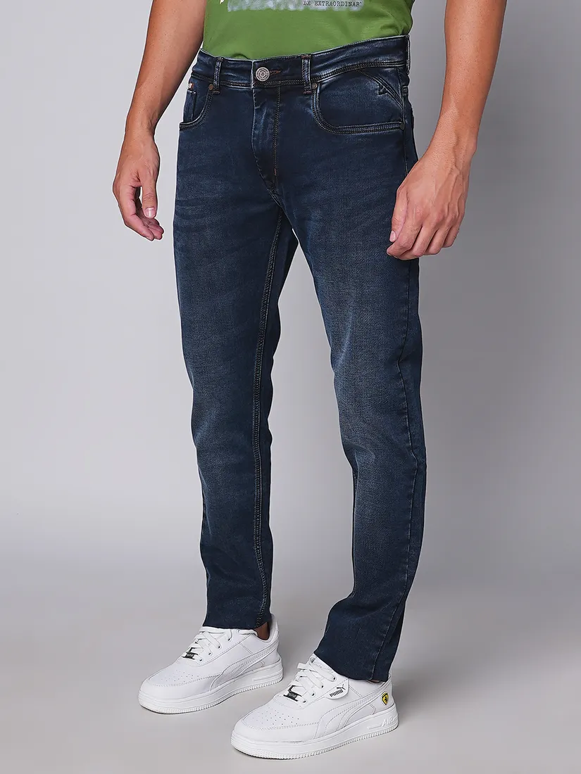 Oxemberg Men Slim Fit Solid Jeans