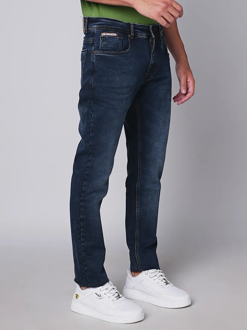 Oxemberg Men Slim Fit Solid Jeans