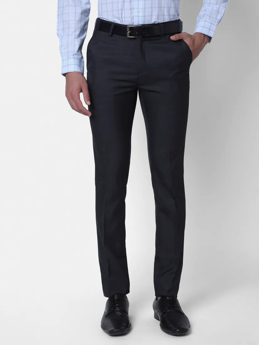 Oxemberg Men Slim Fit Formal Trouser