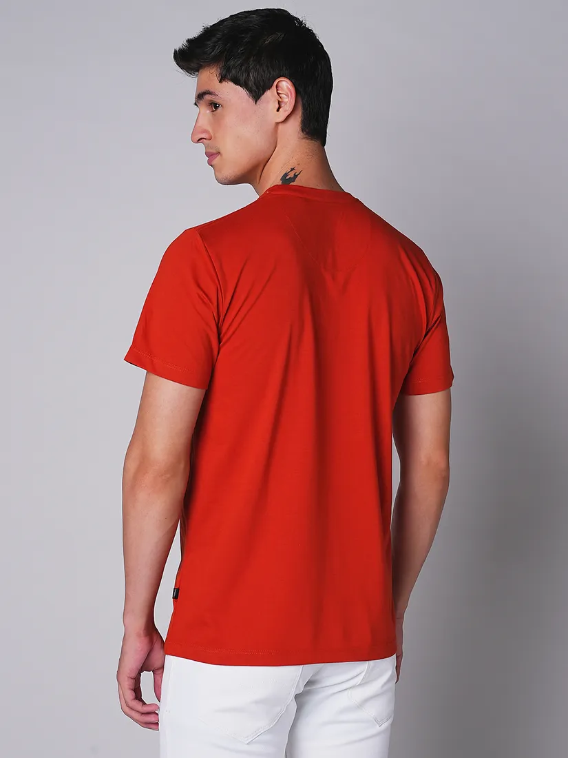 Tessio Men Slim Fit Print T-Shirt