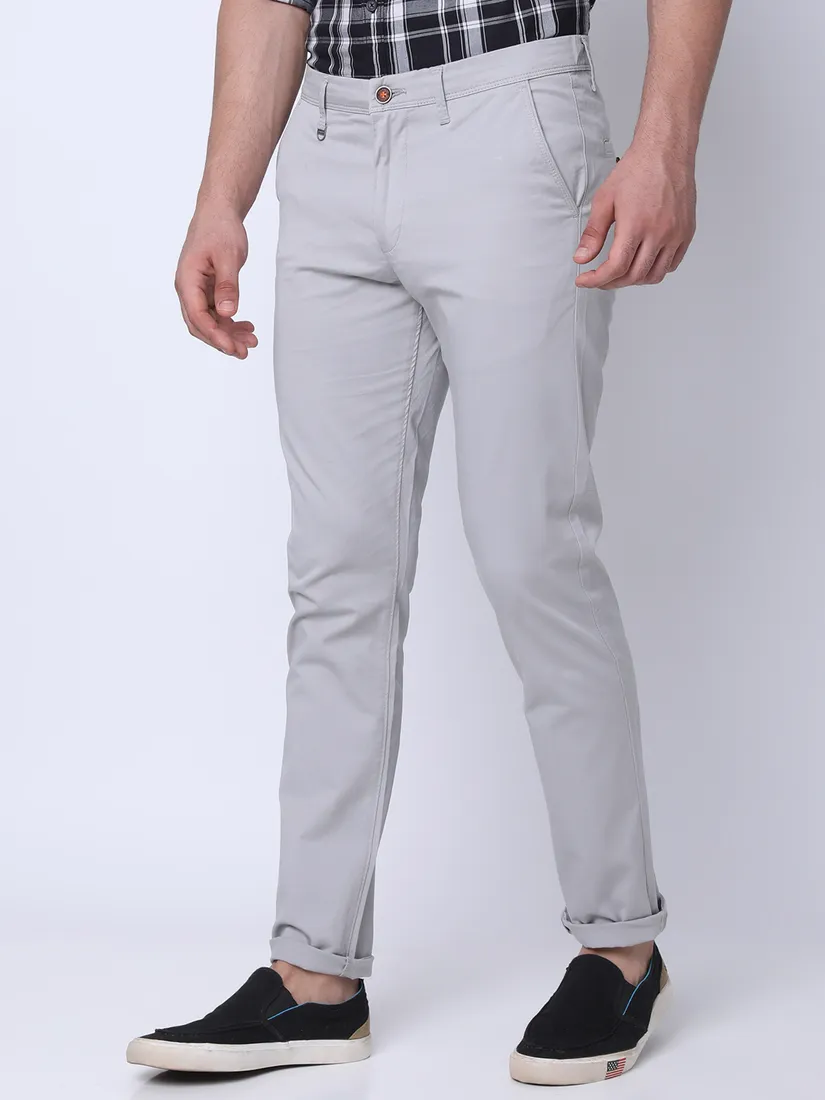 Oxemberg Men Slim Fit Casual Trouser