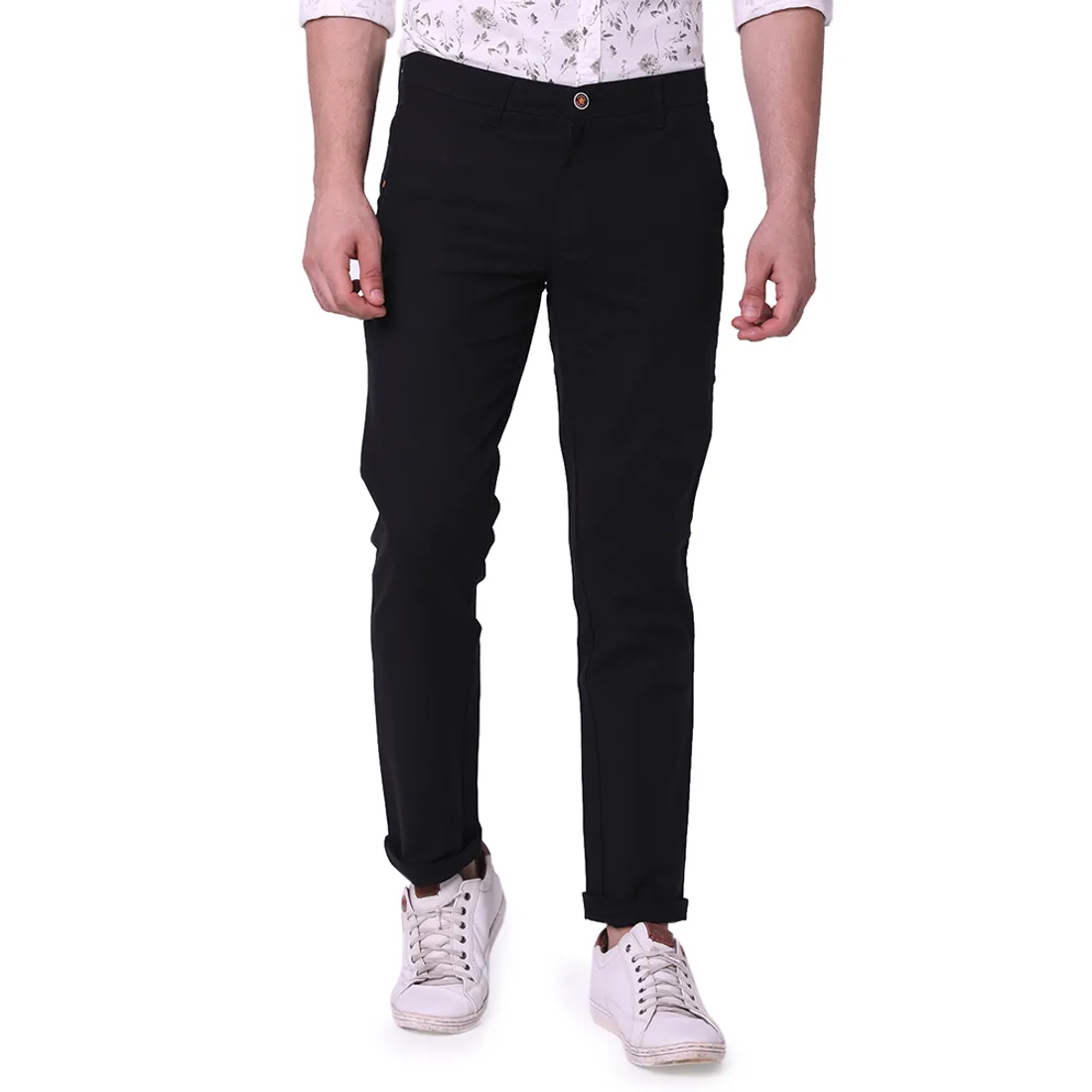 OXEMBERG Men Slim Fit Casual Trouser