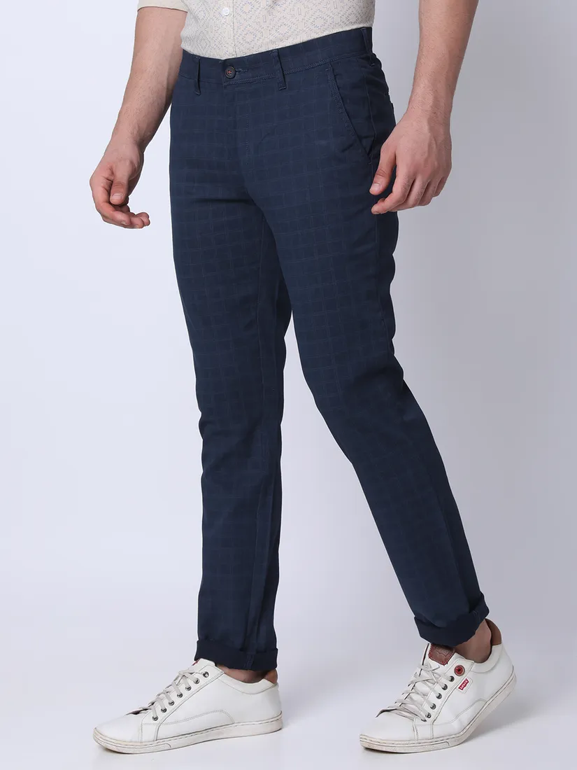 Oxemberg Men Slim Fit Casual Trouser