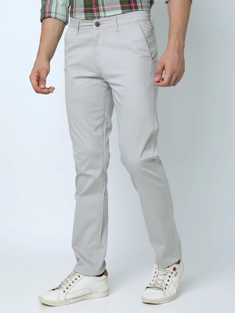 Oxemberg Men Slim Fit Casual Trouser