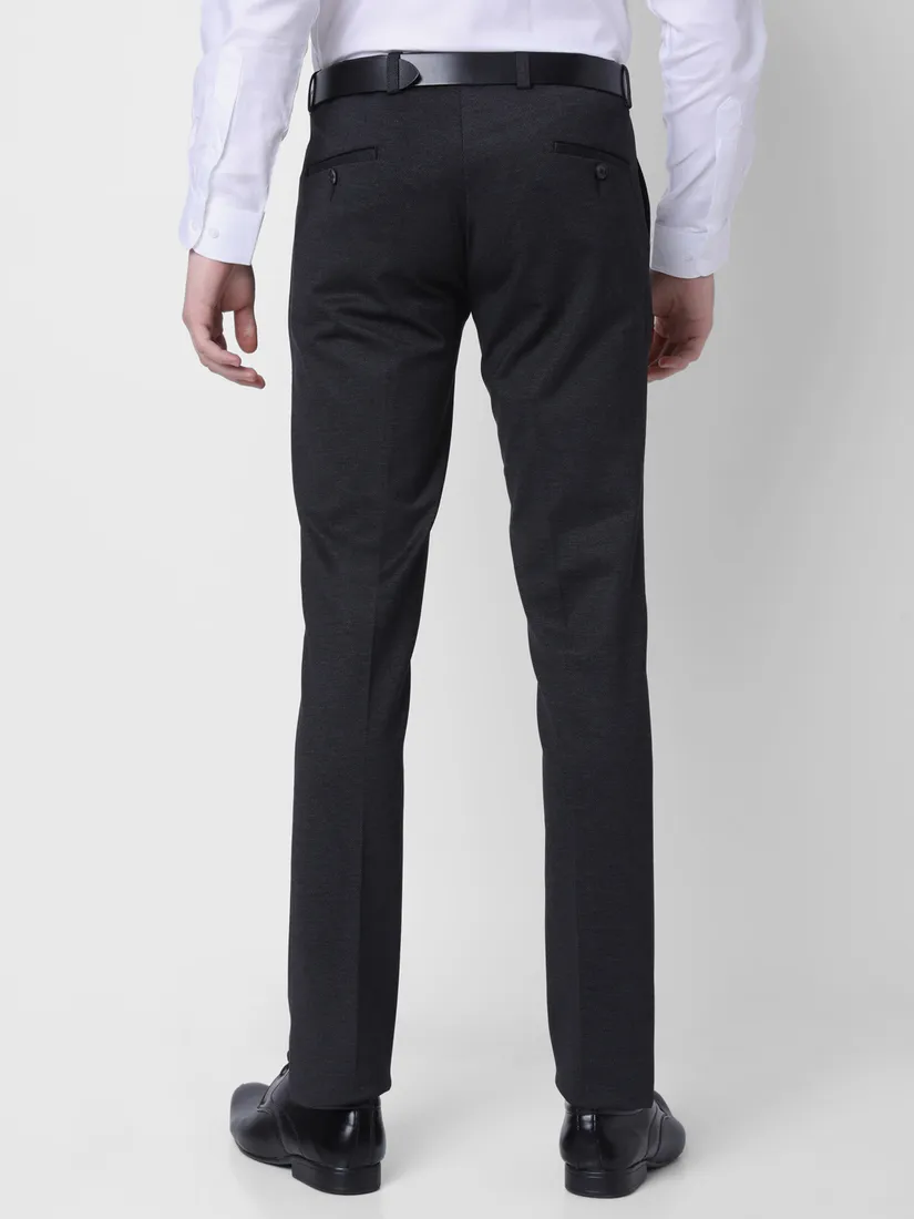 J. Hampstead Men Slim Fit Solid Formal Trouser