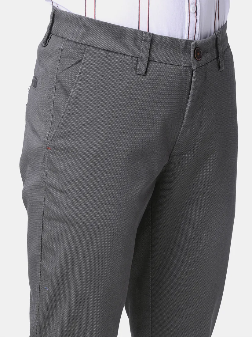 J. Hampstead Men Slim Fit Printed Trouser