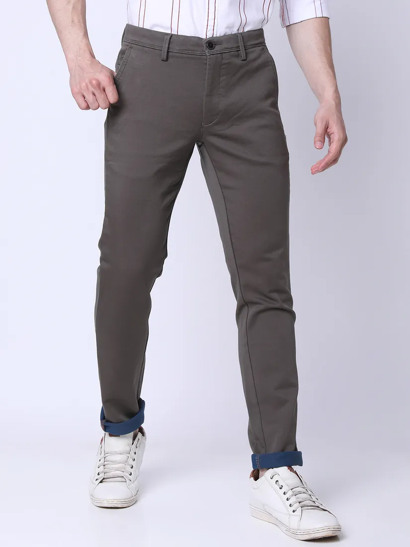 J. Hampstead Men Slim Fit Casual Trouser