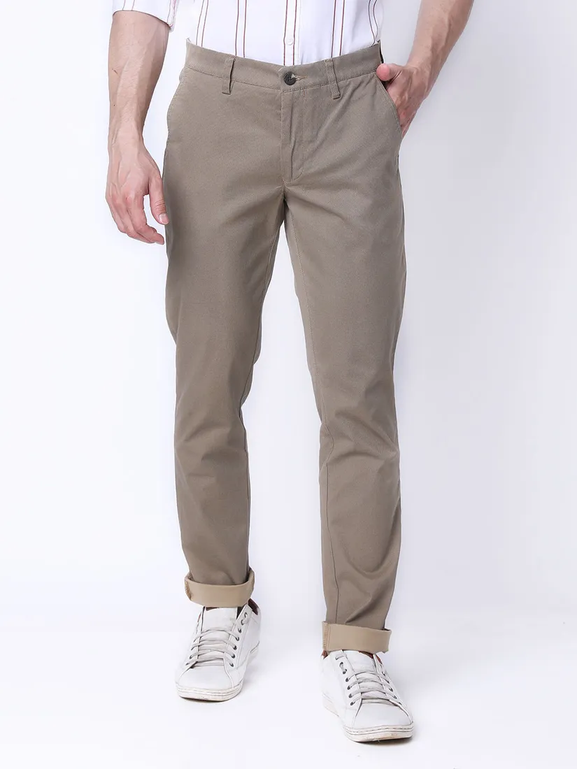 J. Hampstead Men Slim Fit Casual Trouser