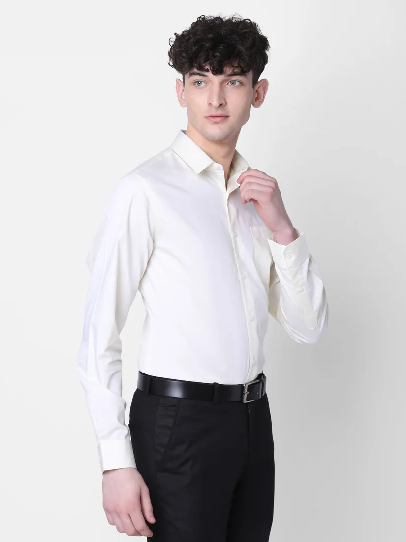 J. Hampstead Men Slim Fit Solid Shirt