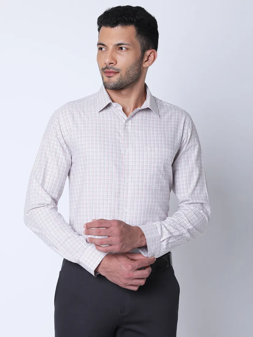 Oxemberg Men Slim Fit Checks Shirt