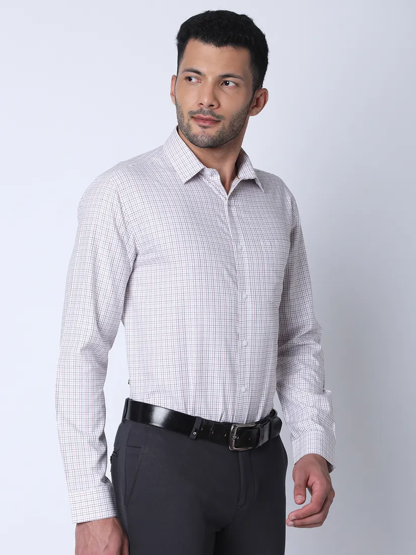 Oxemberg Men Slim Fit Checks Shirt