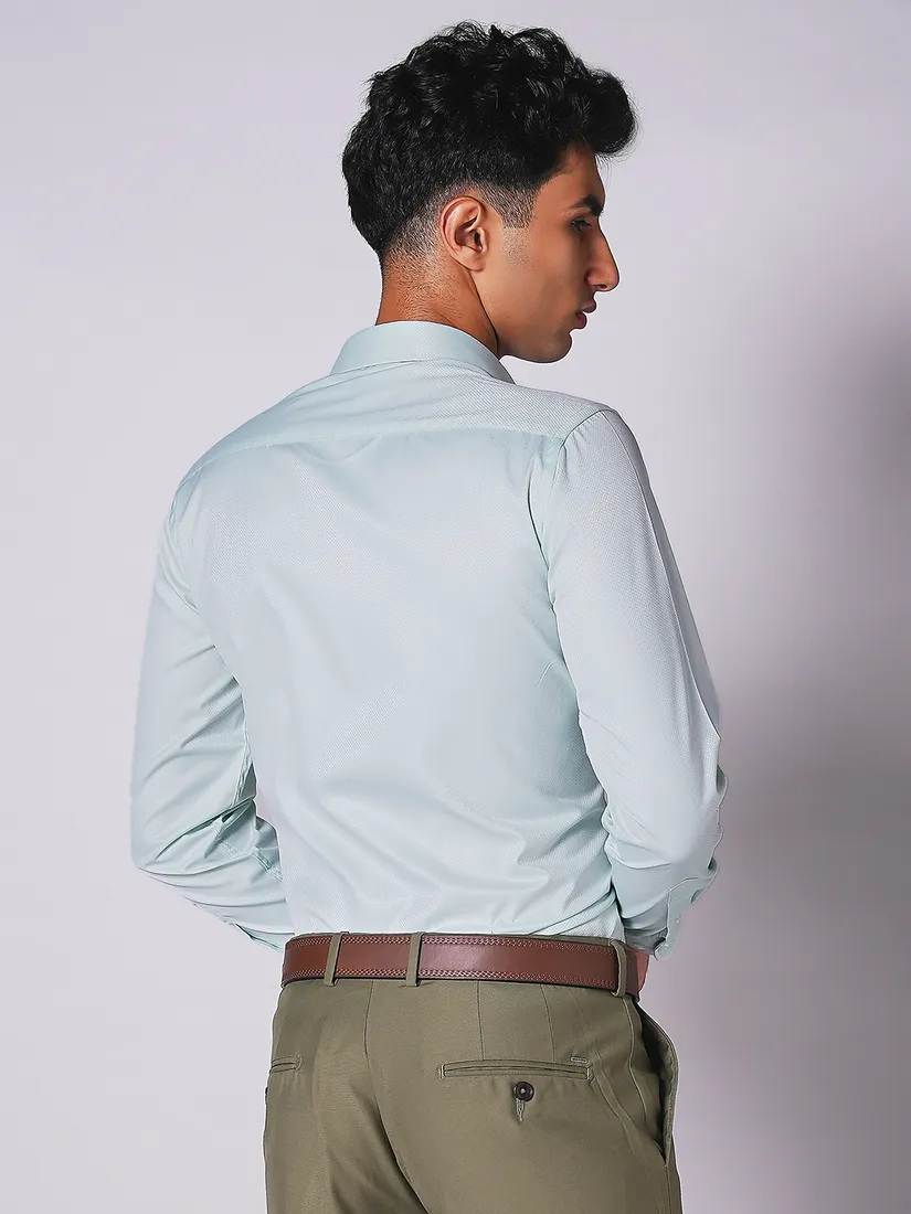 Inspiro Men Slim Fit Textured Formal Shirt