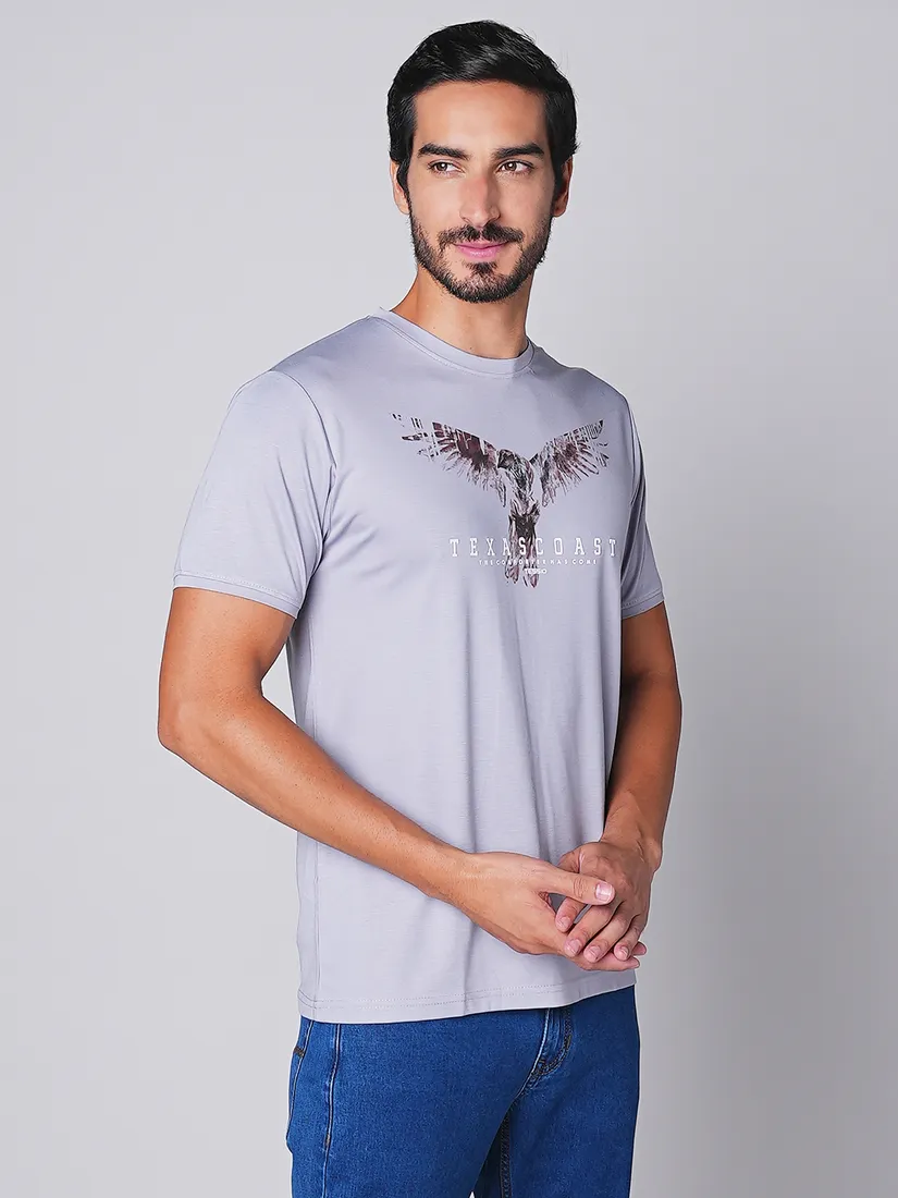 Tessio Men Slim Fit Print T-Shirt