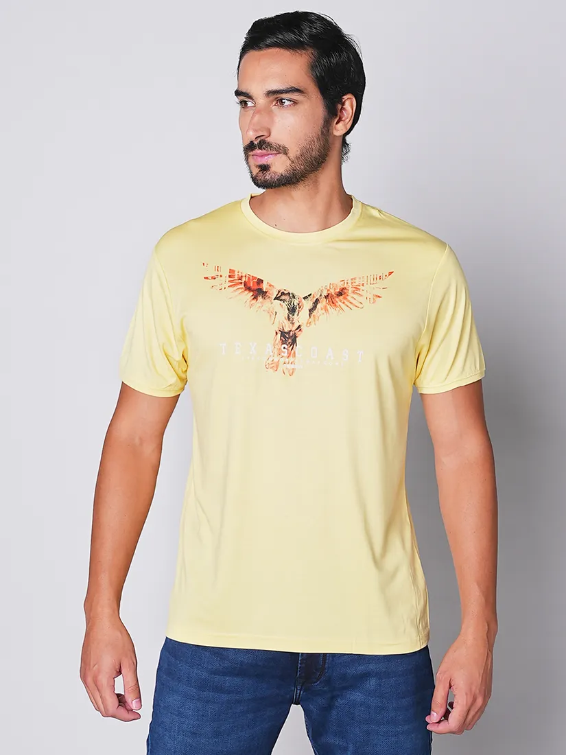 Tessio Men Slim Fit Print T-Shirt