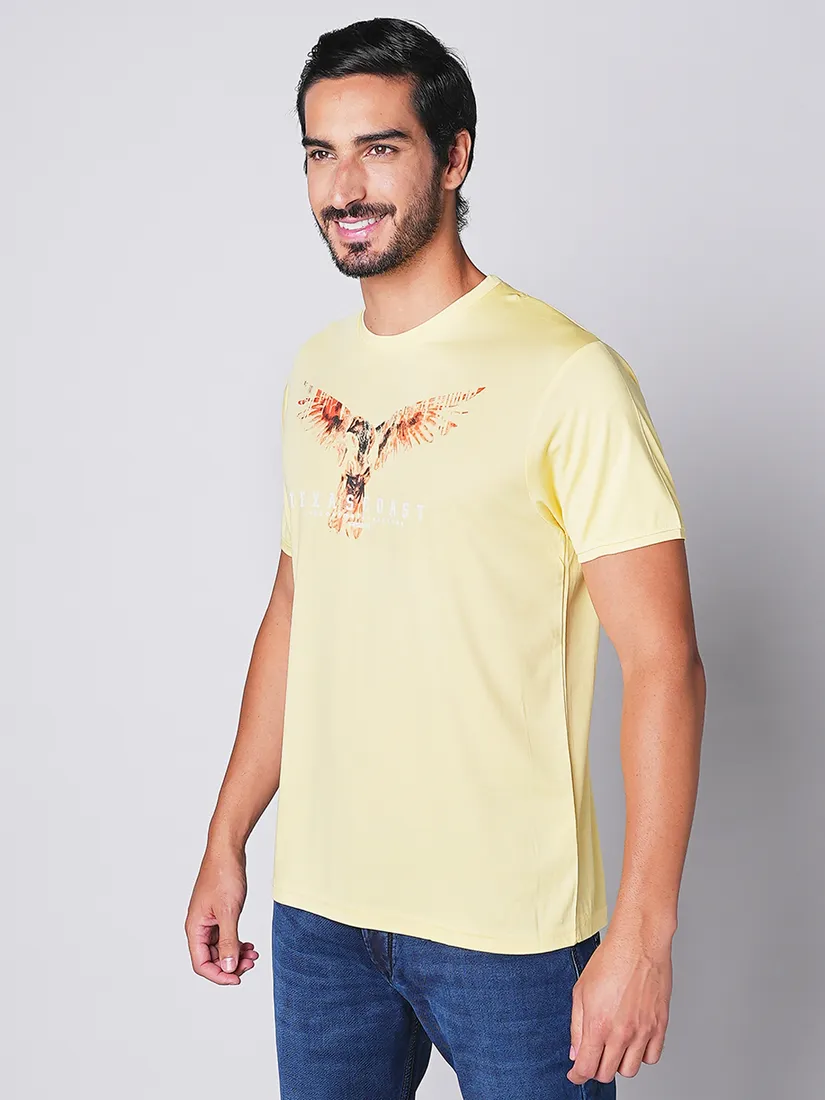 Tessio Men Slim Fit Print T-Shirt